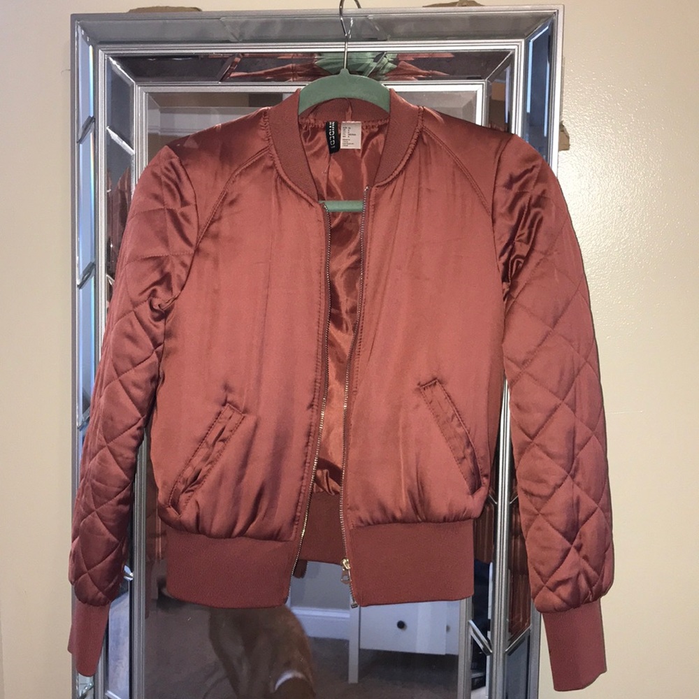 Satin Bomber Jacket